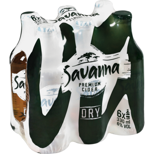 Nước táo ép lên men Savanna Dry Cider 330ml lốc 6 chai (6 Pack)