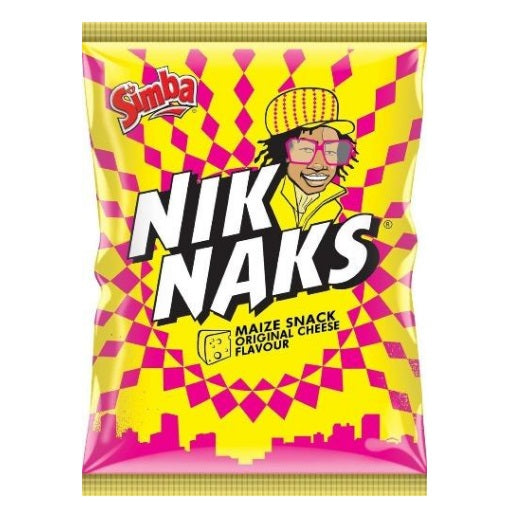 Bánh snack vị phô mai Simba Nik Naks Cheese (135g)